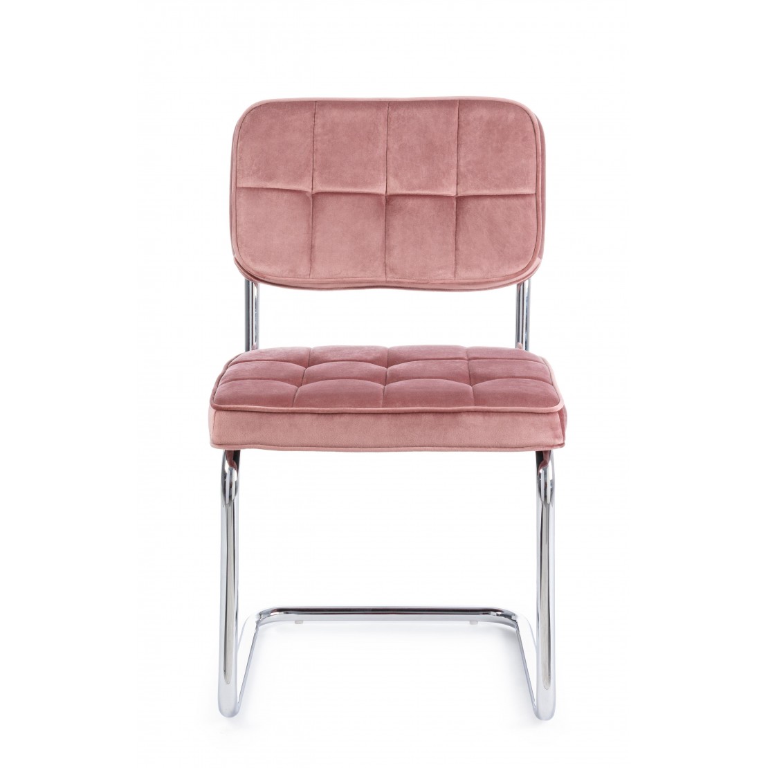 "iole" pink velvet chairbizzotto